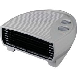 Glen GF30TSN Fan Heater Flat 3Kw in White & Light Grey